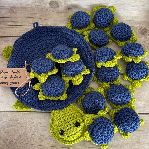 Mama Turtle & Babies Matching Game Early Learning Colors Game For Toddlers - Picture 10 of 14